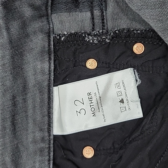 Mother High waisted Looker Dagger Ankle Fray Lace - Picture 10 of 10